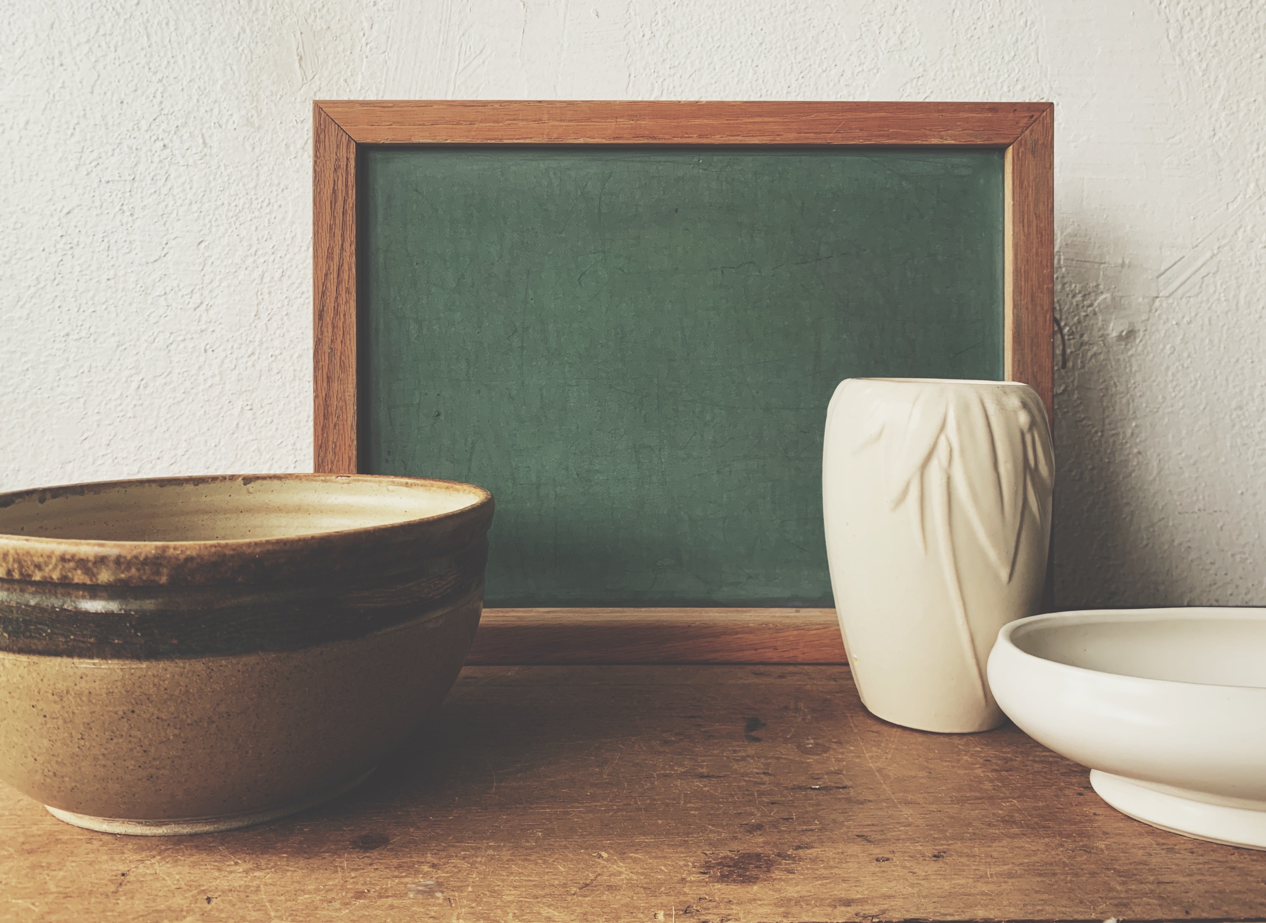 Chalkboard With Chalk Holder