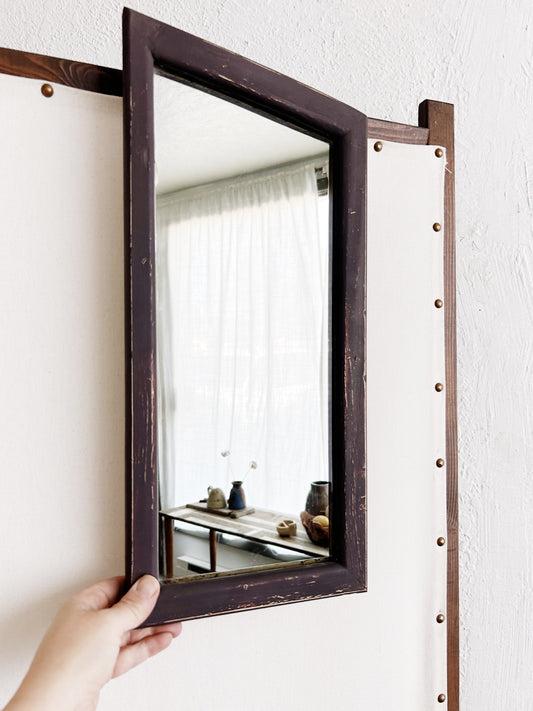 Antique Trapezoidal Mirror