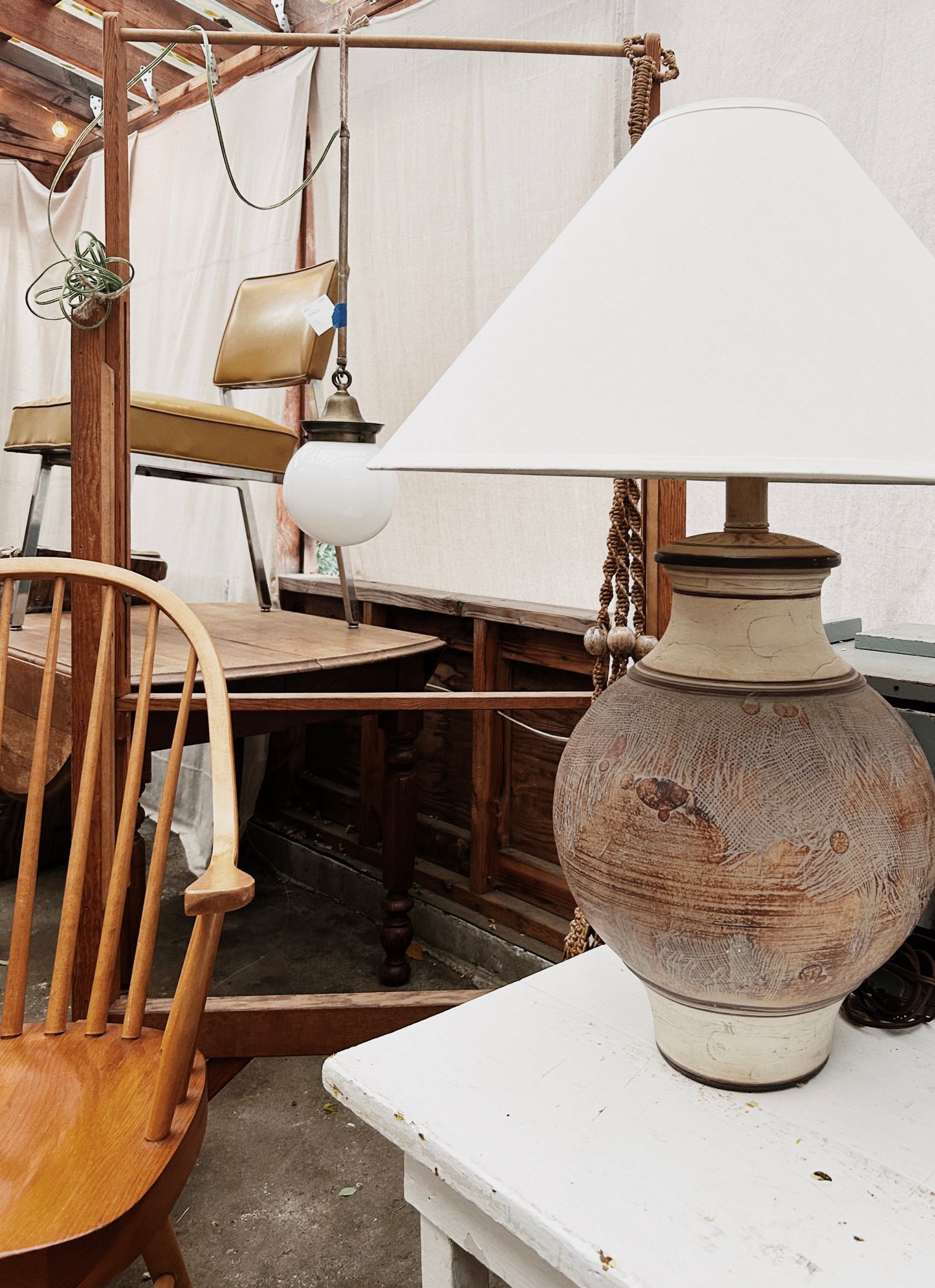 Large Casual Lamps of California Pottery Lamp