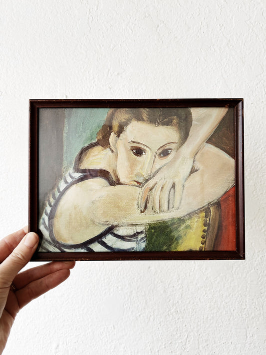 Vintage Framed Henri Matisse Art Print