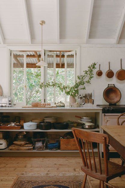 Vintage Tall Wood Table