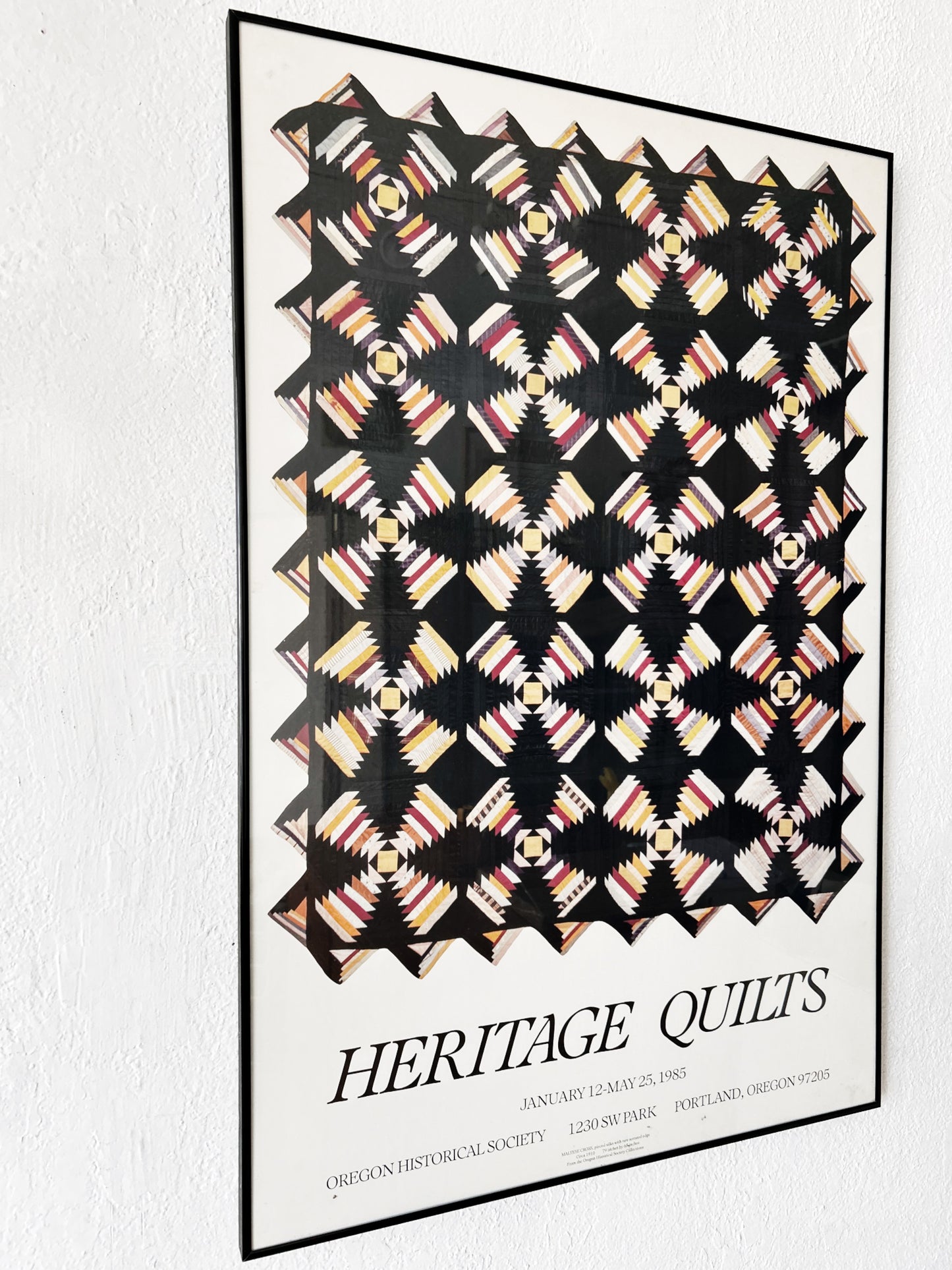 Vintage Quilt Exhibit Poster