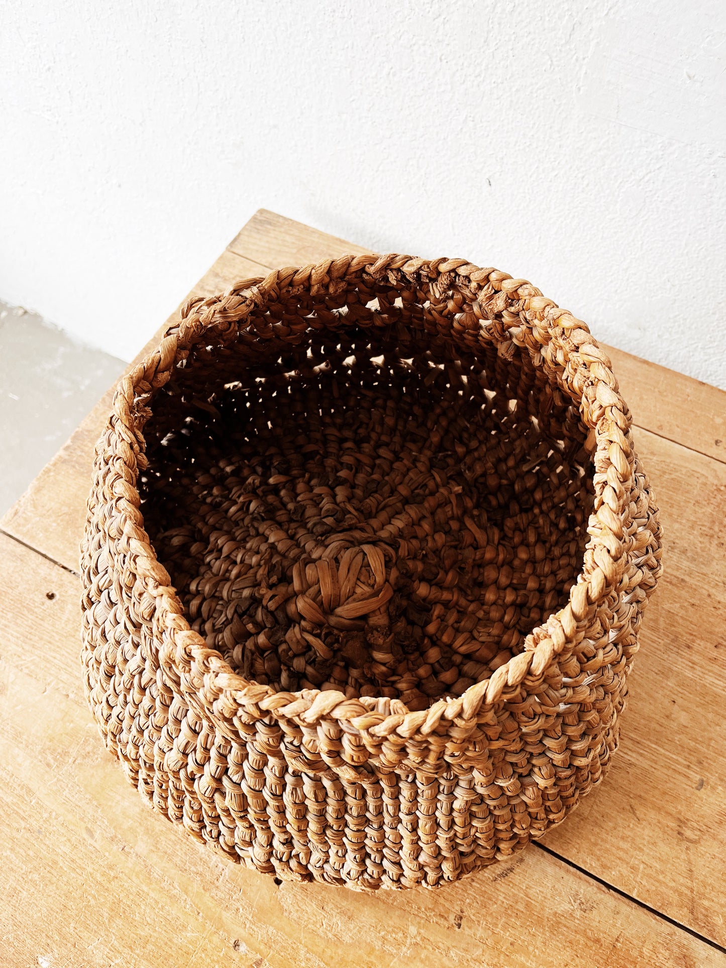 Antique Rush Basket