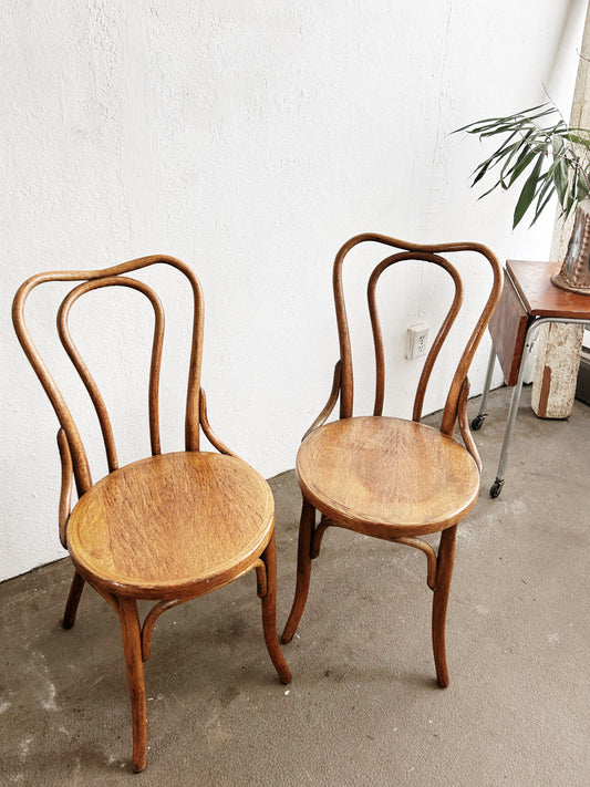 Antique Thonet Bentwood Chairs (PAIR)