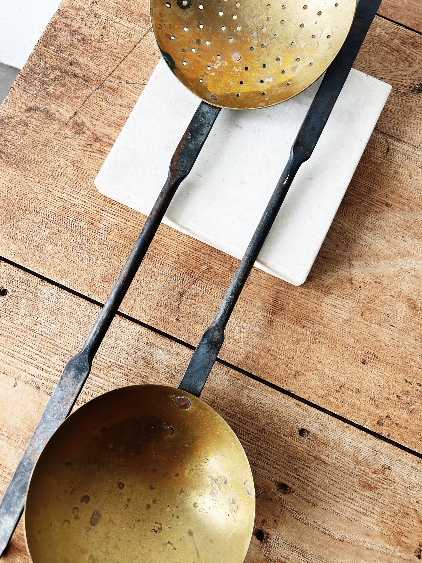 Oversized Vintage Brass Utensil