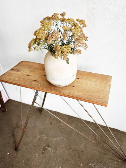 Vintage Repurposed Ironing Board Table