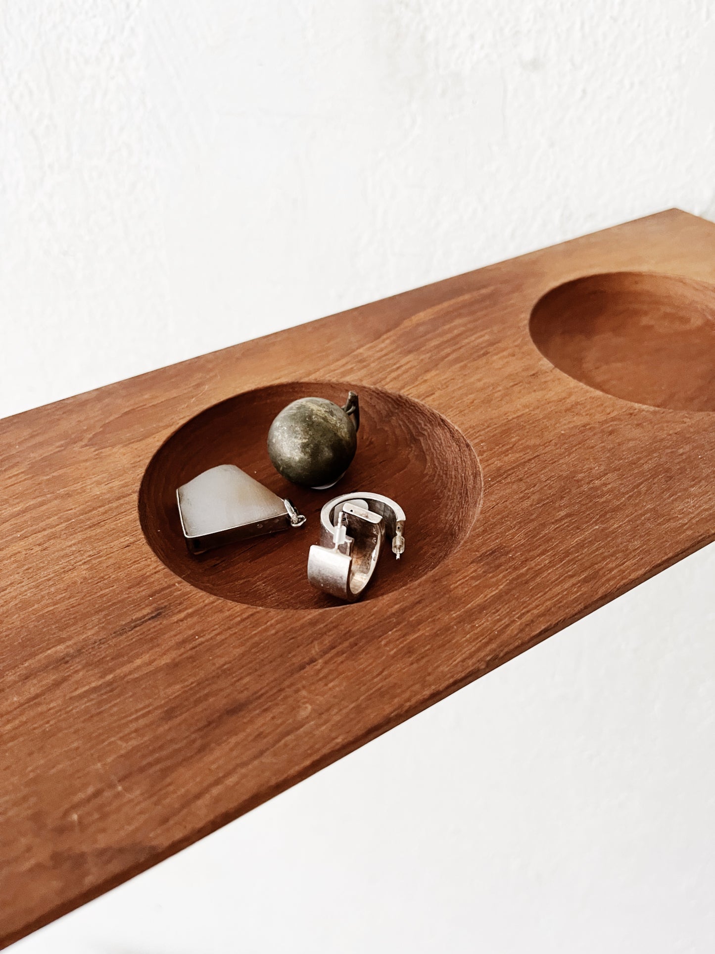 Danish Holboll Divided Teak Tray