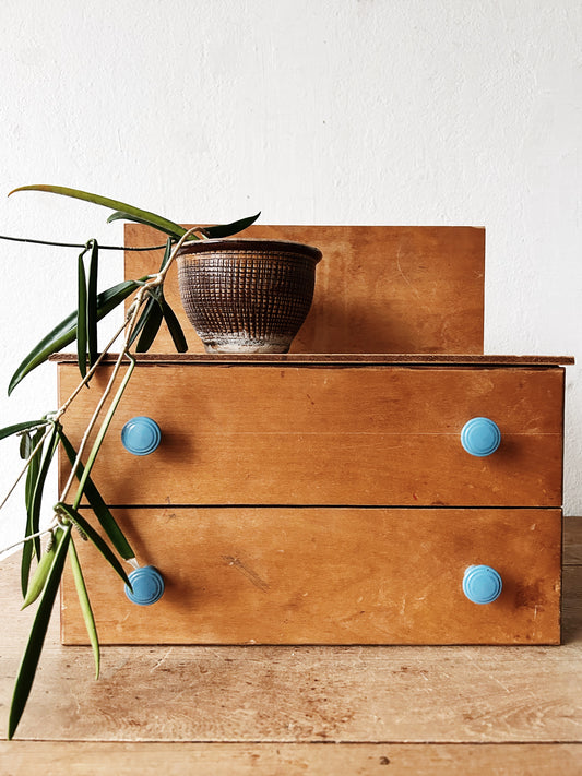 Vintage Petite Wooden Drawers