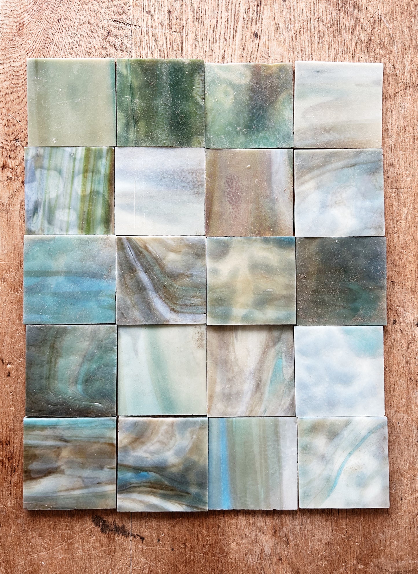 Uroboros Vintage Art Glass Tile