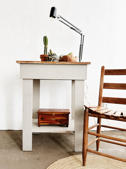 Vintage Tall Wood Table