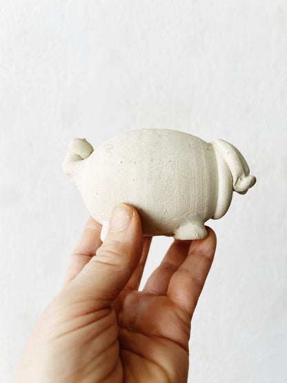 Vintage Clay Piggy Bank