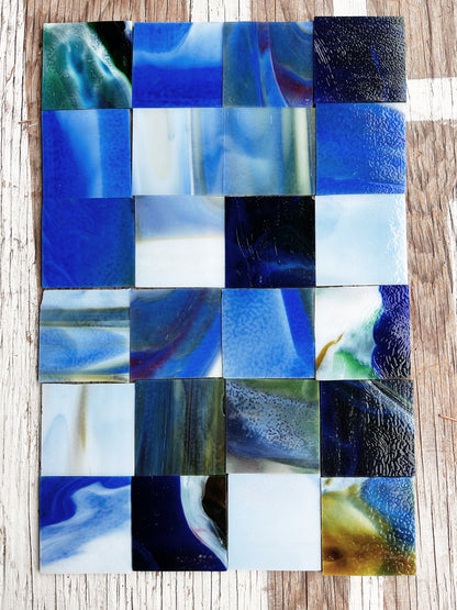 Uroboros Vintage Art Glass Tile