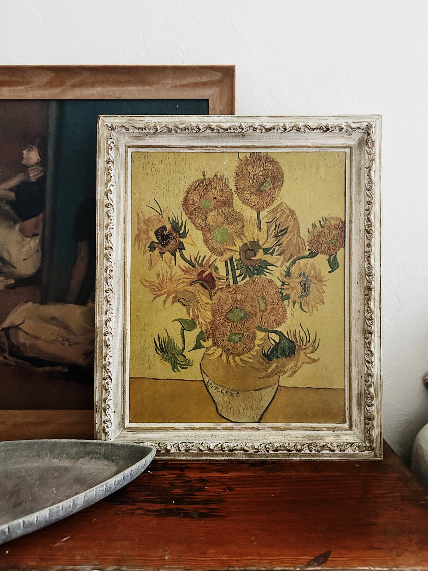 Vintage Pressed Van Gogh Lithograph