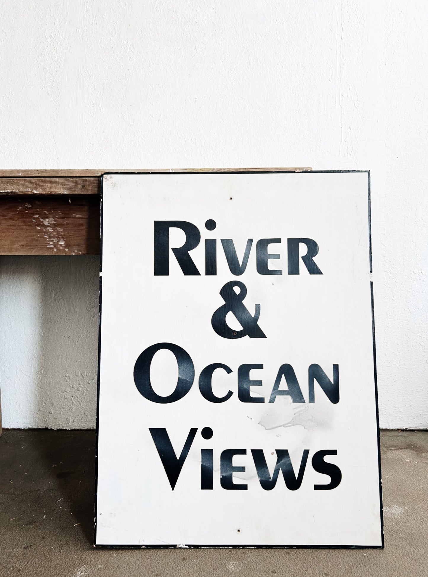 Large Vintage Sign