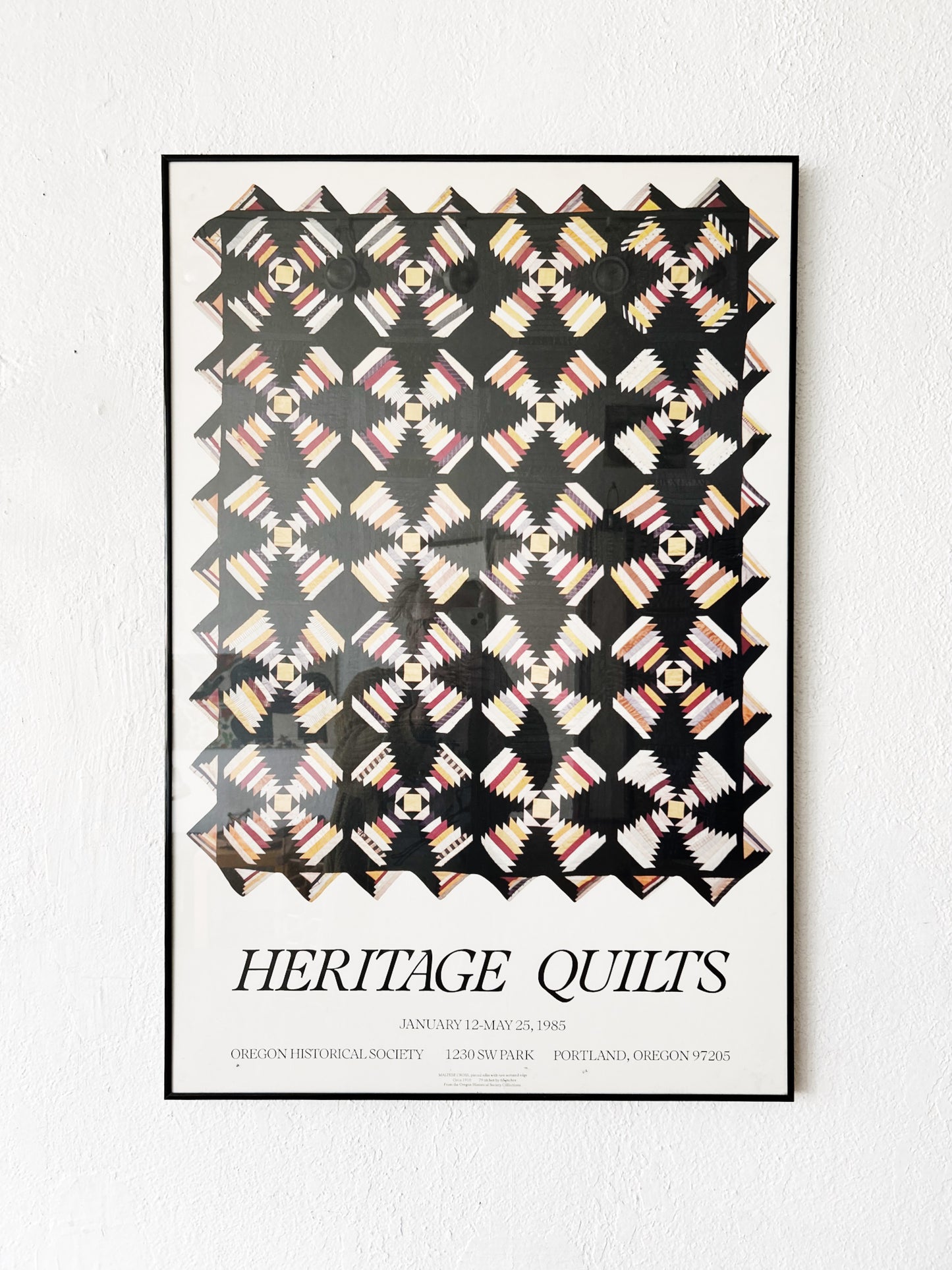 Vintage Quilt Exhibit Poster