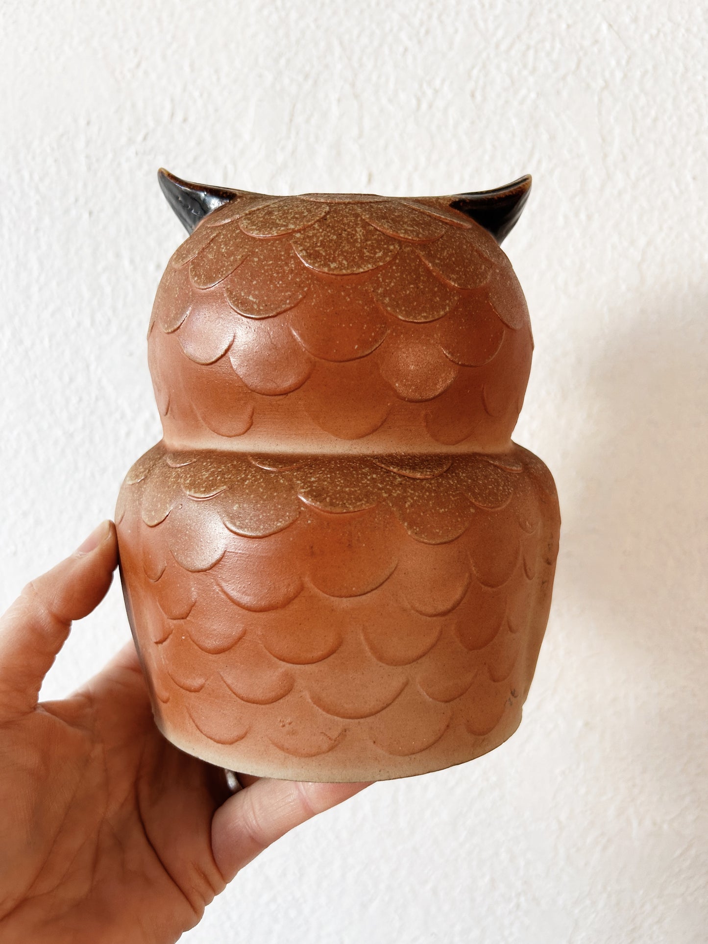 Mid Century Ceramic Owl Bank Japan