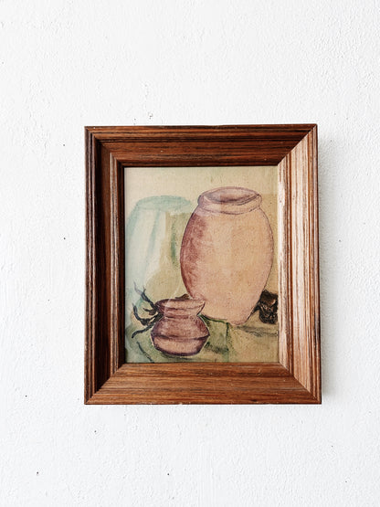 Vintage Framed Still Life Painting