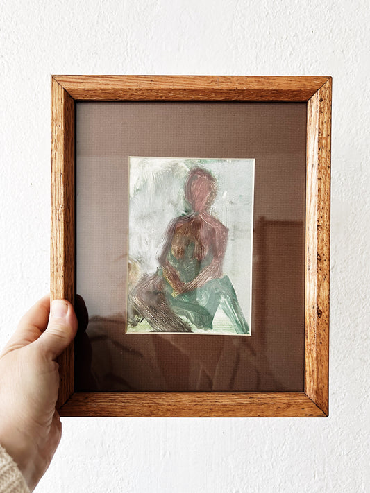 Vintage Figural Painting