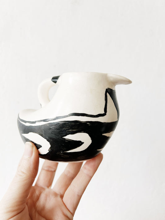 Hand Painted Mesa Verde Inspired Pottery Pourer