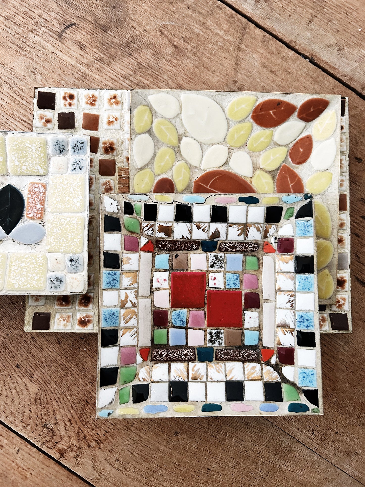 Vintage Mosaic Tile Dish