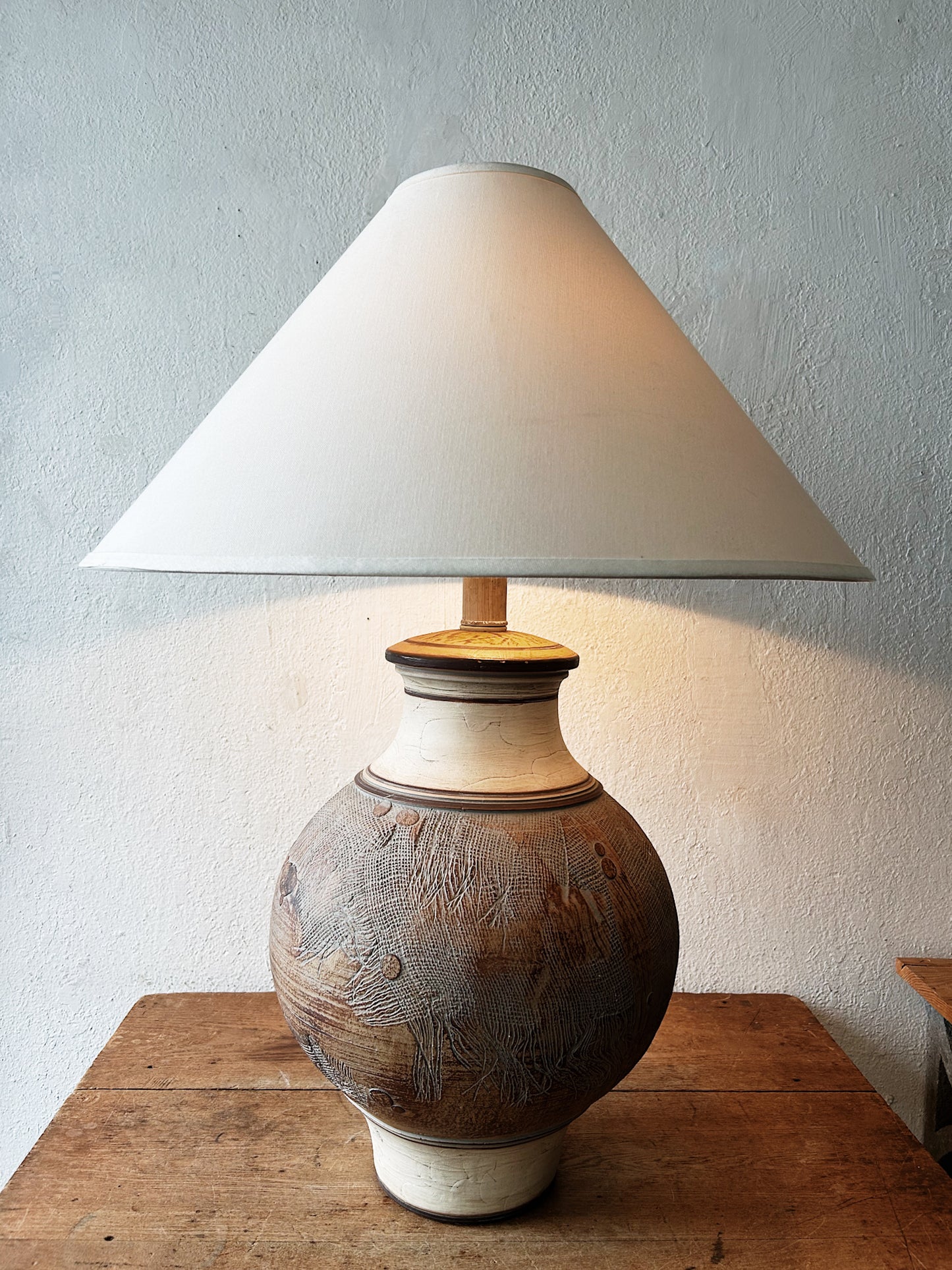 Large Casual Lamps of California Pottery Lamp