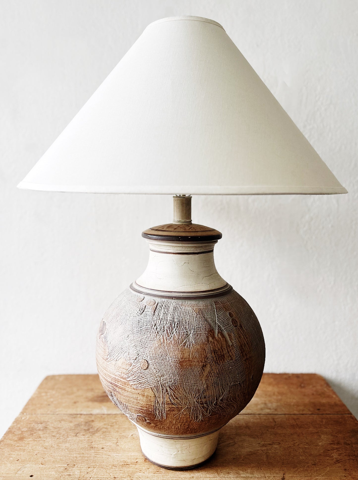 Large Casual Lamps of California Pottery Lamp