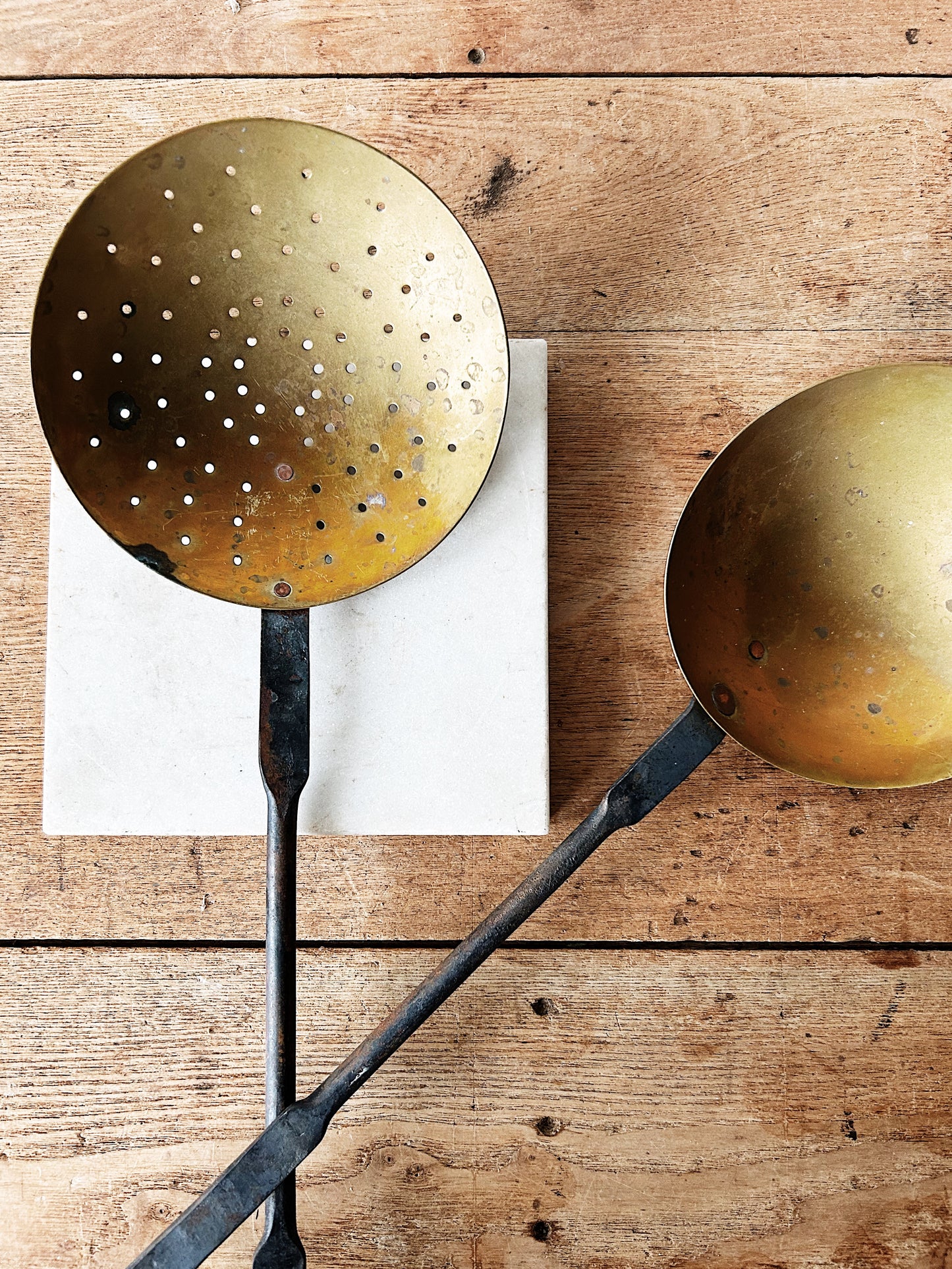 Oversized Vintage Brass Utensil