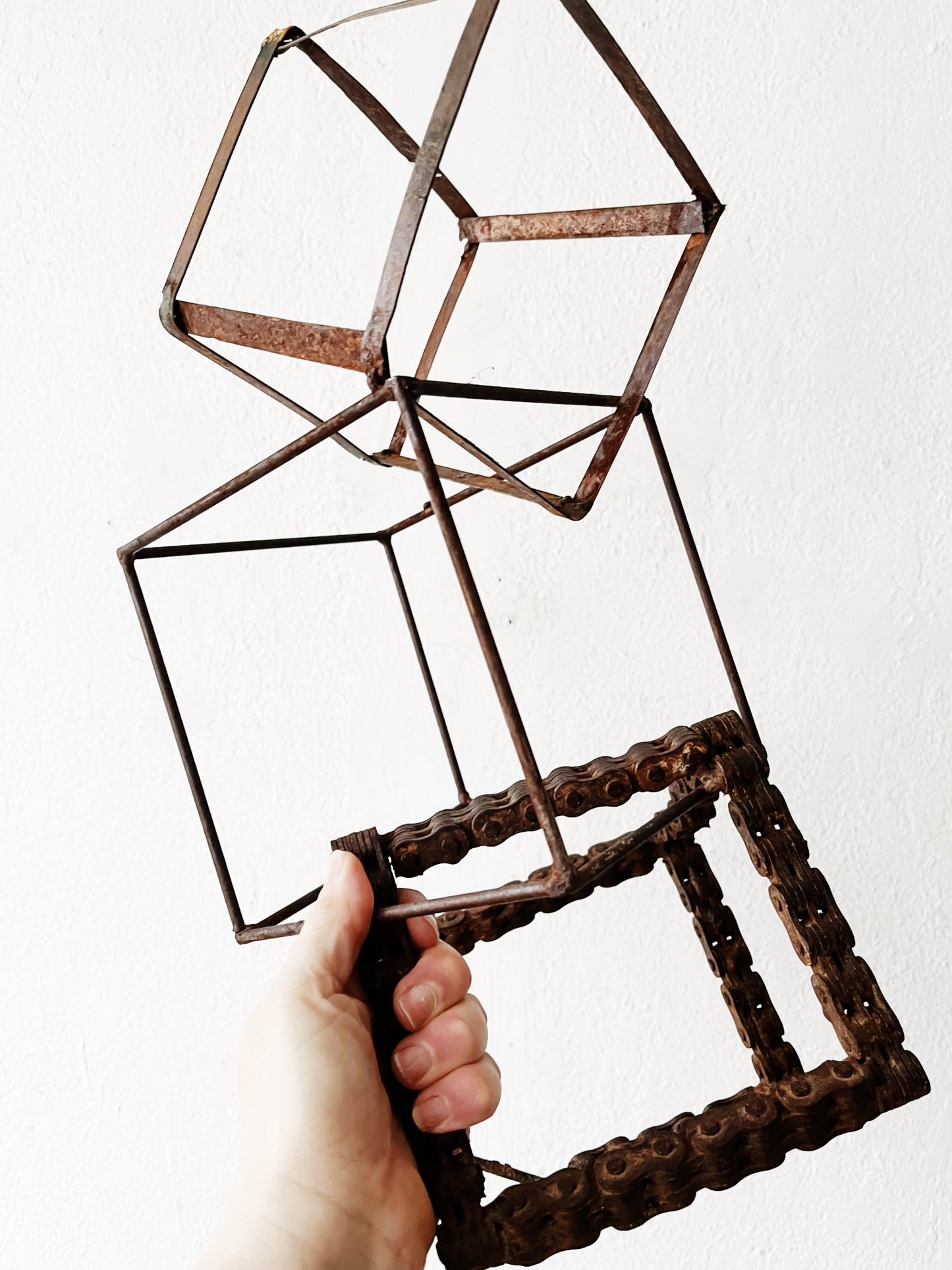 Brutalist Geometric Sculpture