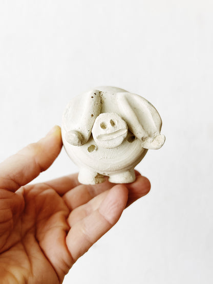 Vintage Clay Piggy Bank