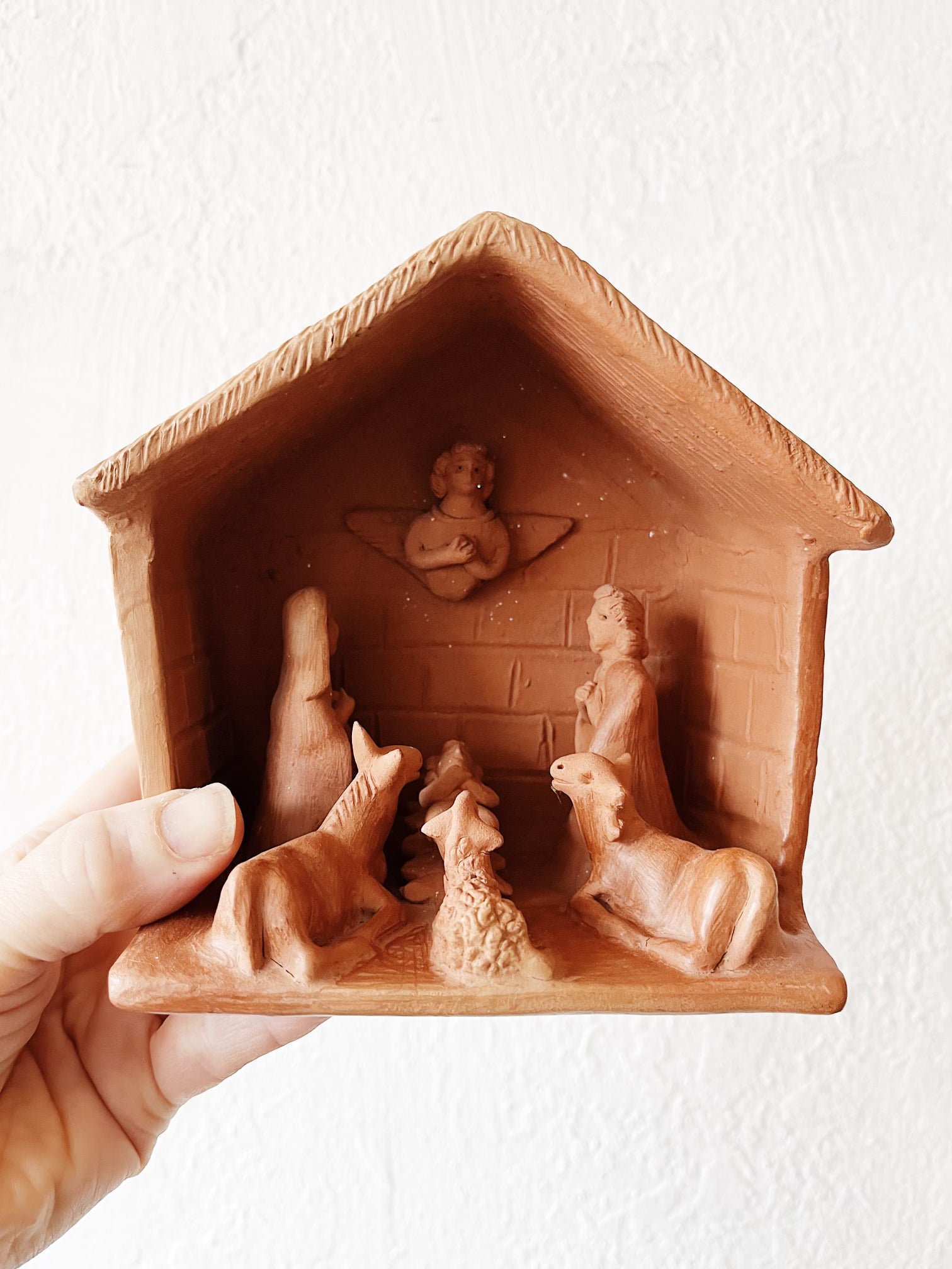 Vintage Terra Cotta Nativity Maven Collective