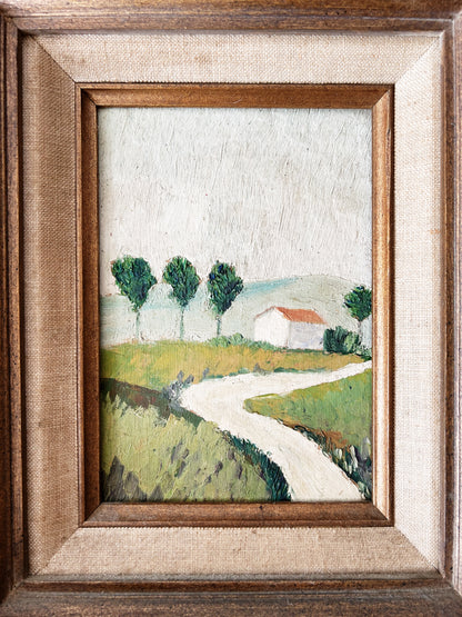 Antique Italian Landscape Painting