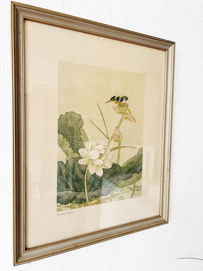 Antique Framed Lithograph