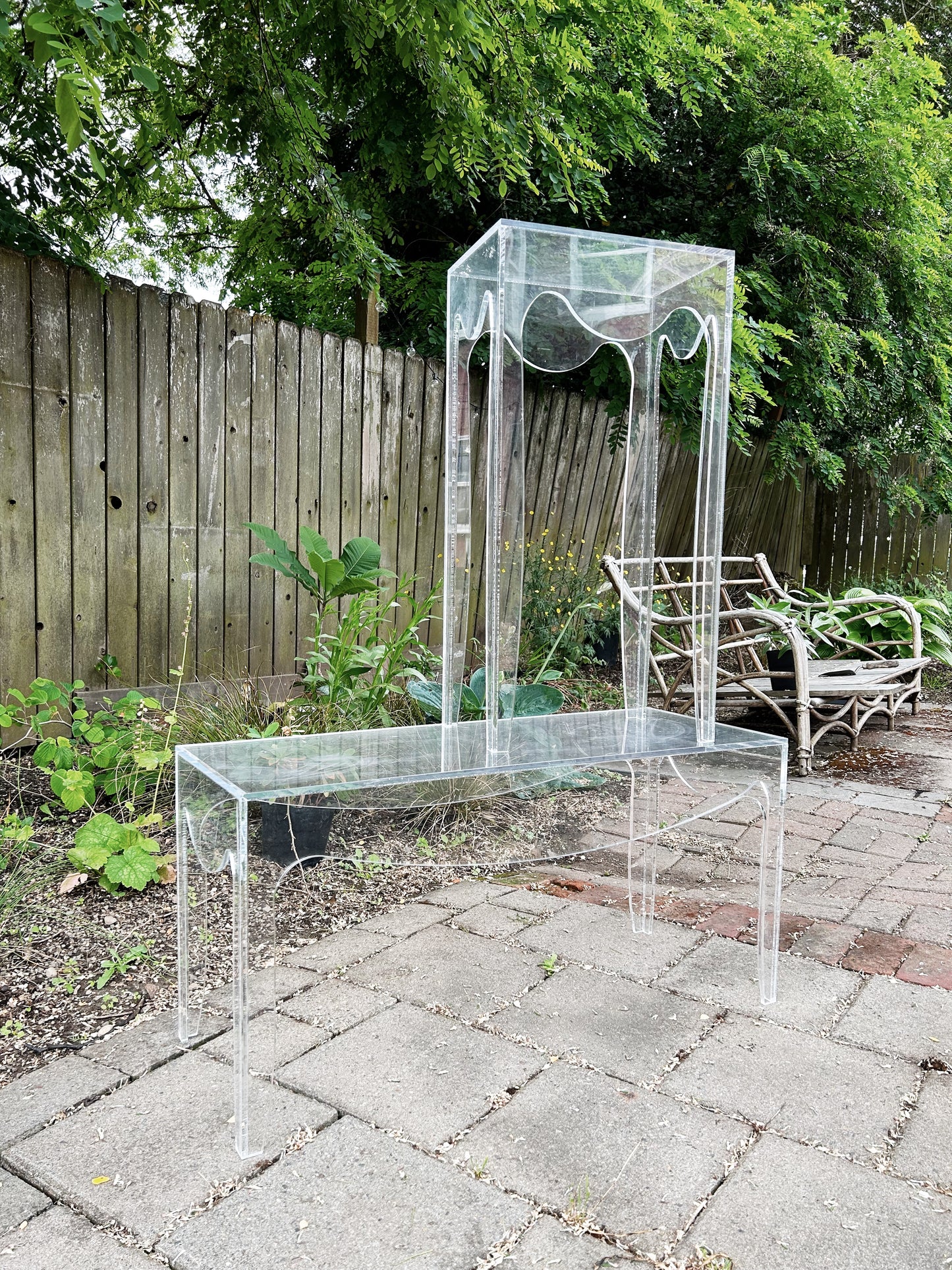 Vintage Lucite Table