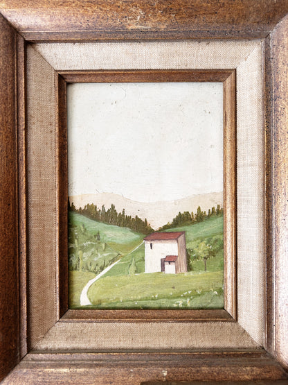 Antique Italian Landscape Painting