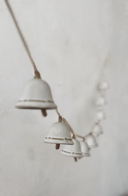 Long Ceramic Bell Garland