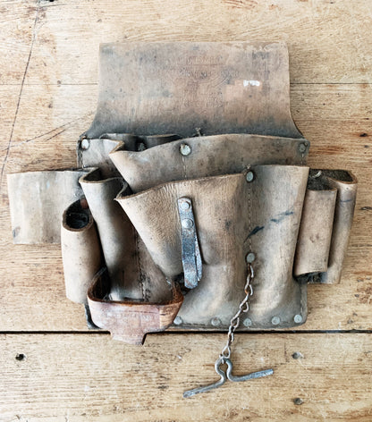 Vintage Craftsman Leather Tool Belt Pouch