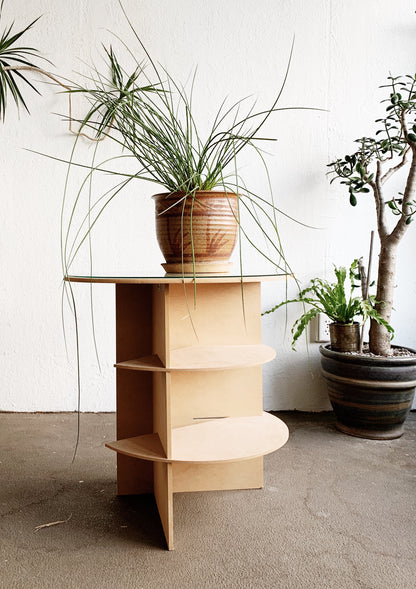 Flat Pack Table With Glass Top