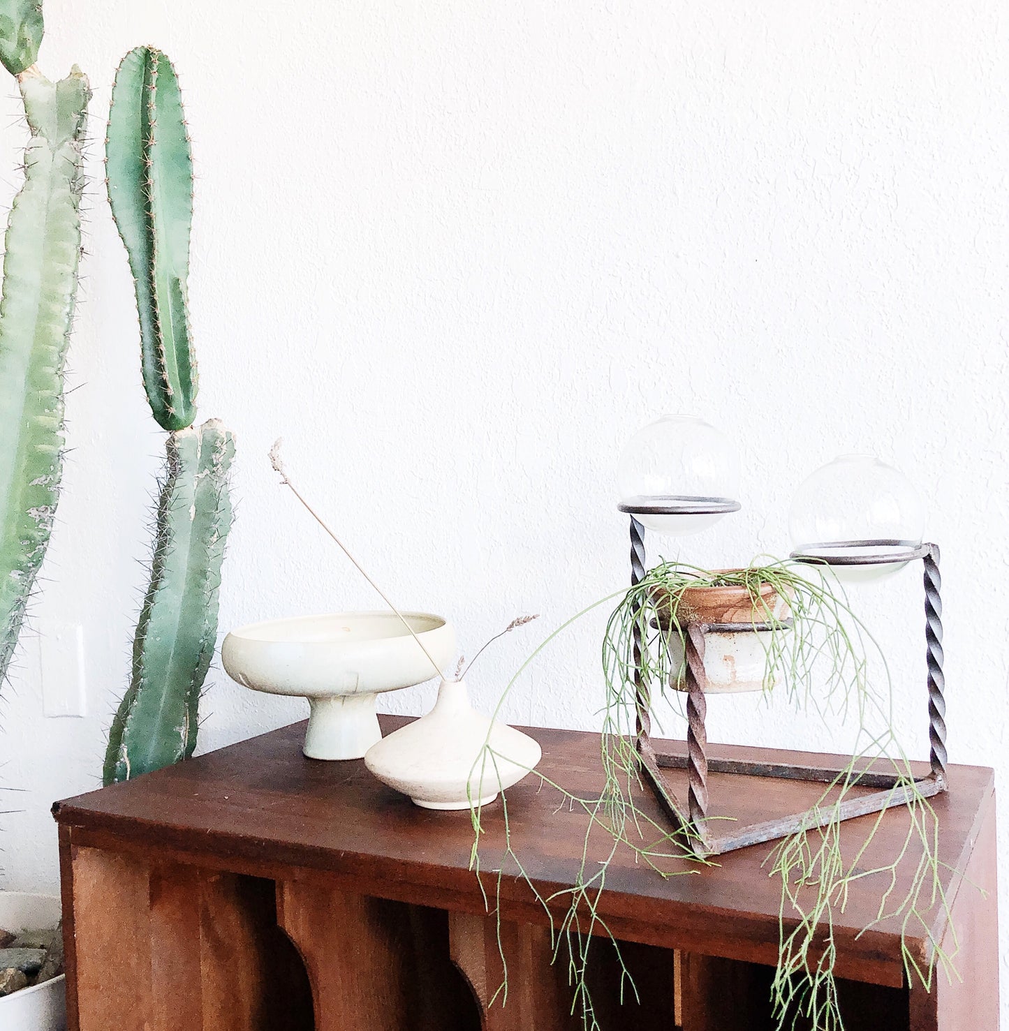 Vintage Hand Forged Plant Stand