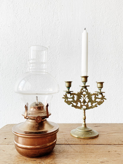 Vintage Copper Oil Lantern