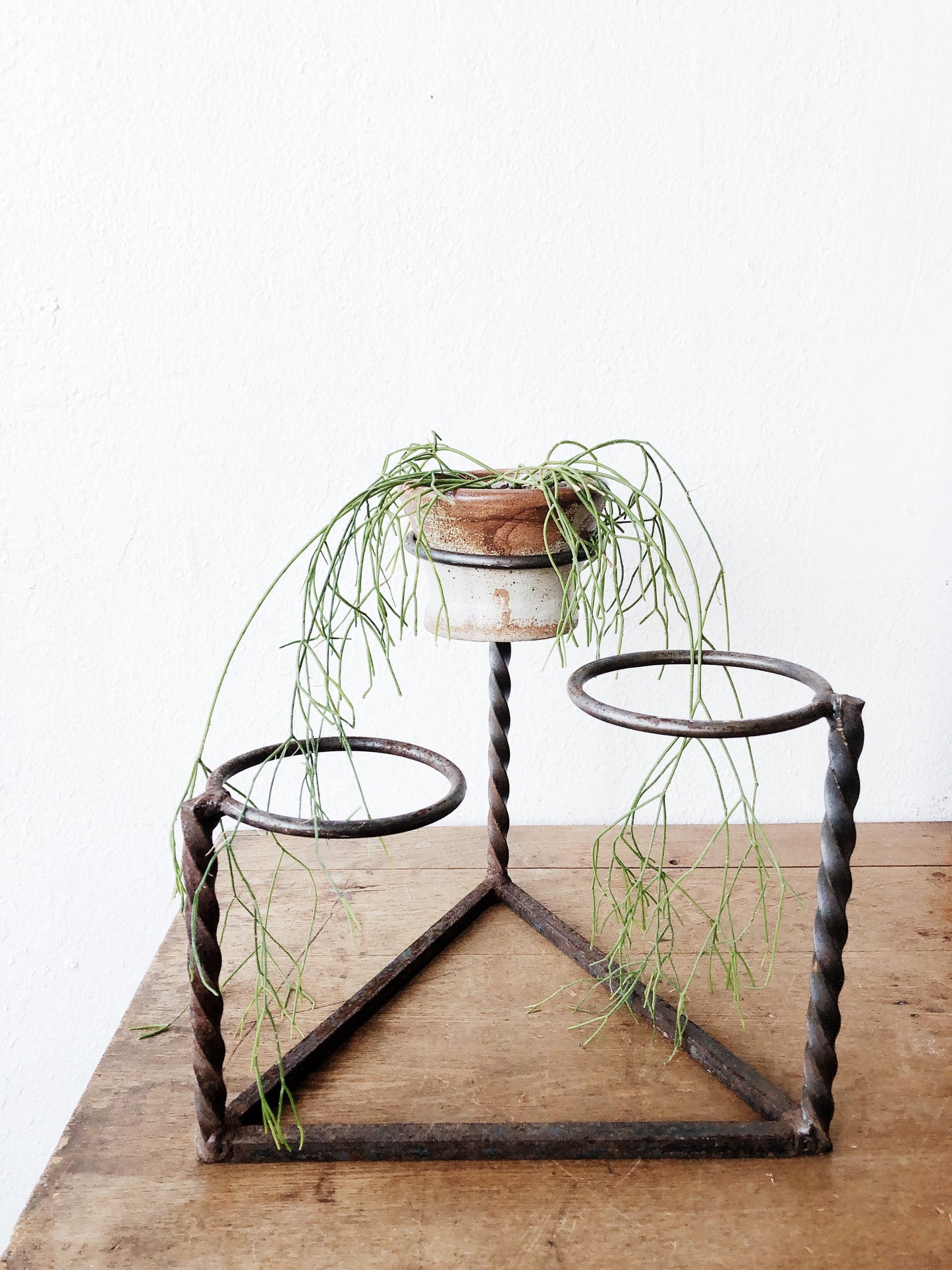 Vintage Hand Forged Plant Stand