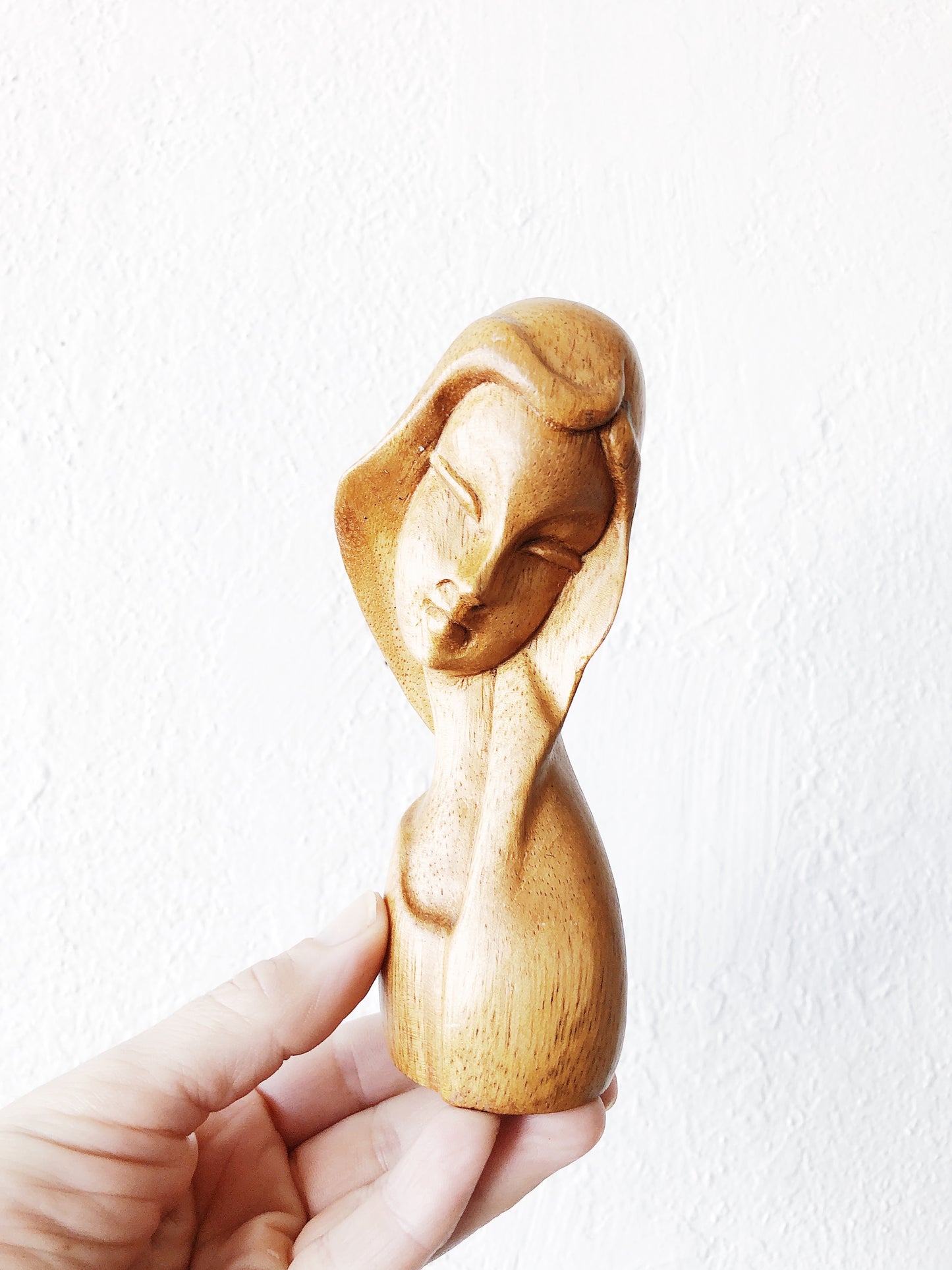 Petite Wooden Bust