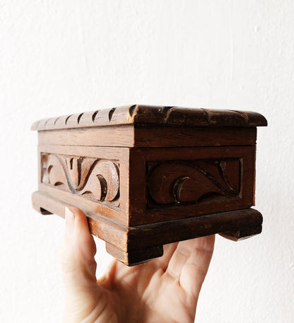 Vintage Carved Stash Box