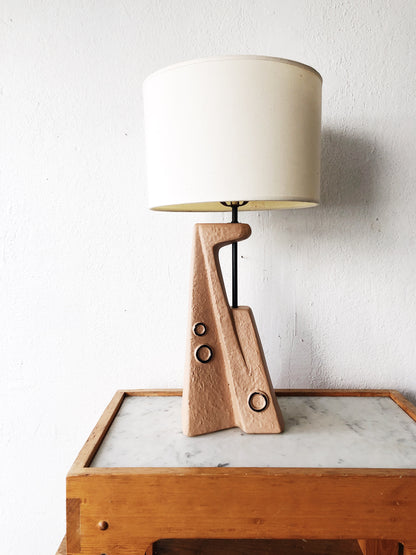 Mid Century Modern Plaster Lamp