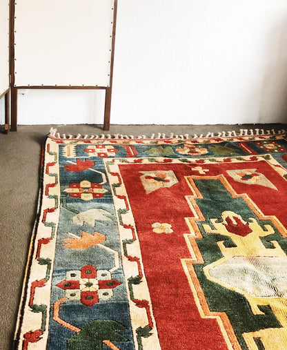 Vintage Turkish Milas Rug