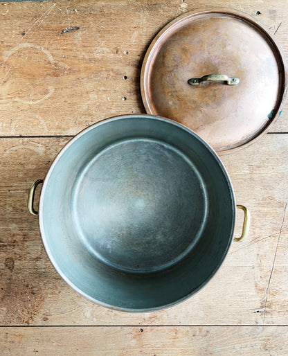 Vintage Copper Soup Pot