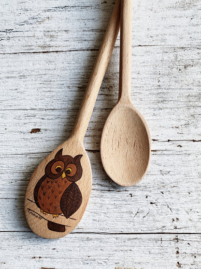 Hand Painted Wood Spoons
