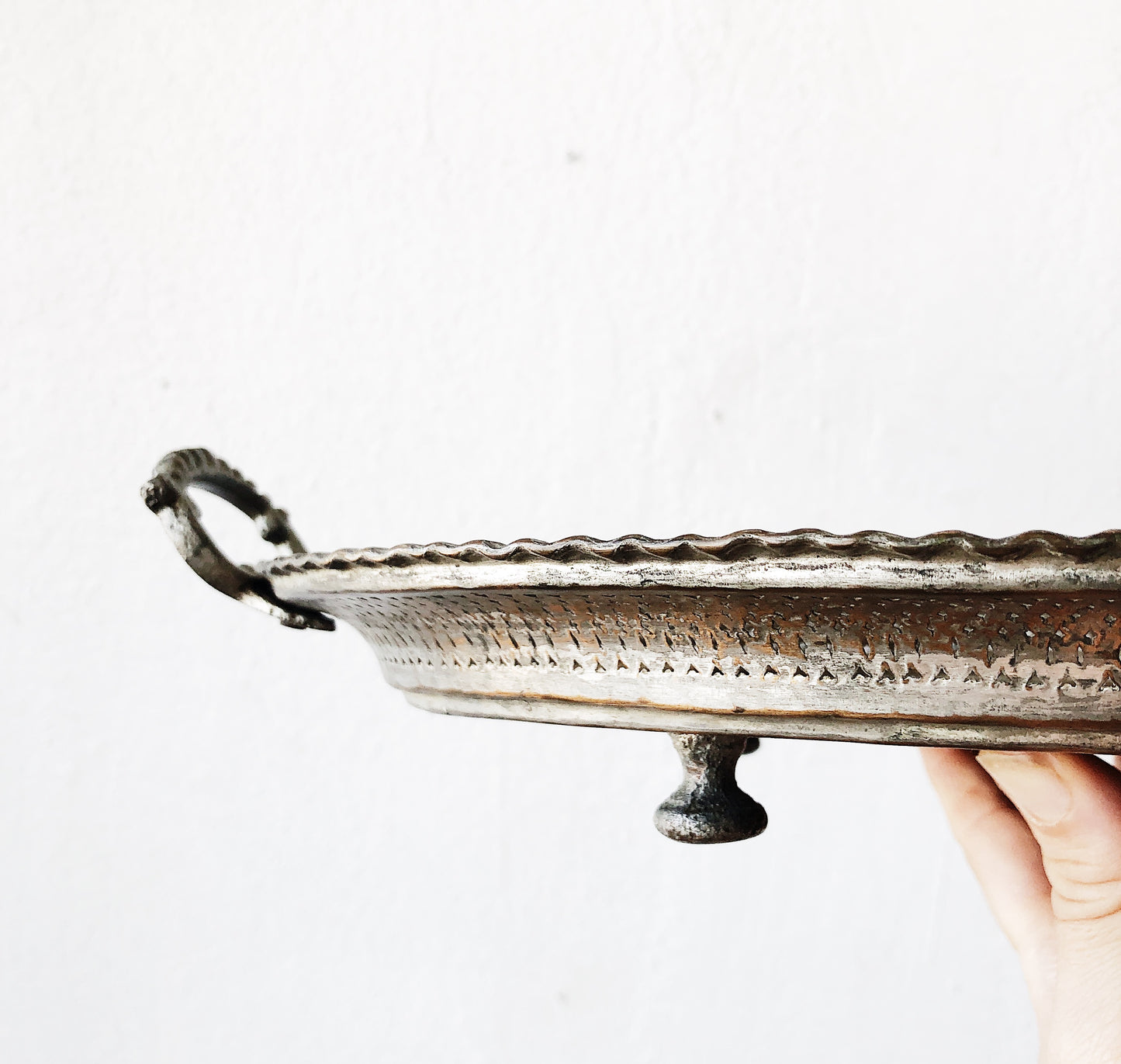Beautiful Antique Handled Tray