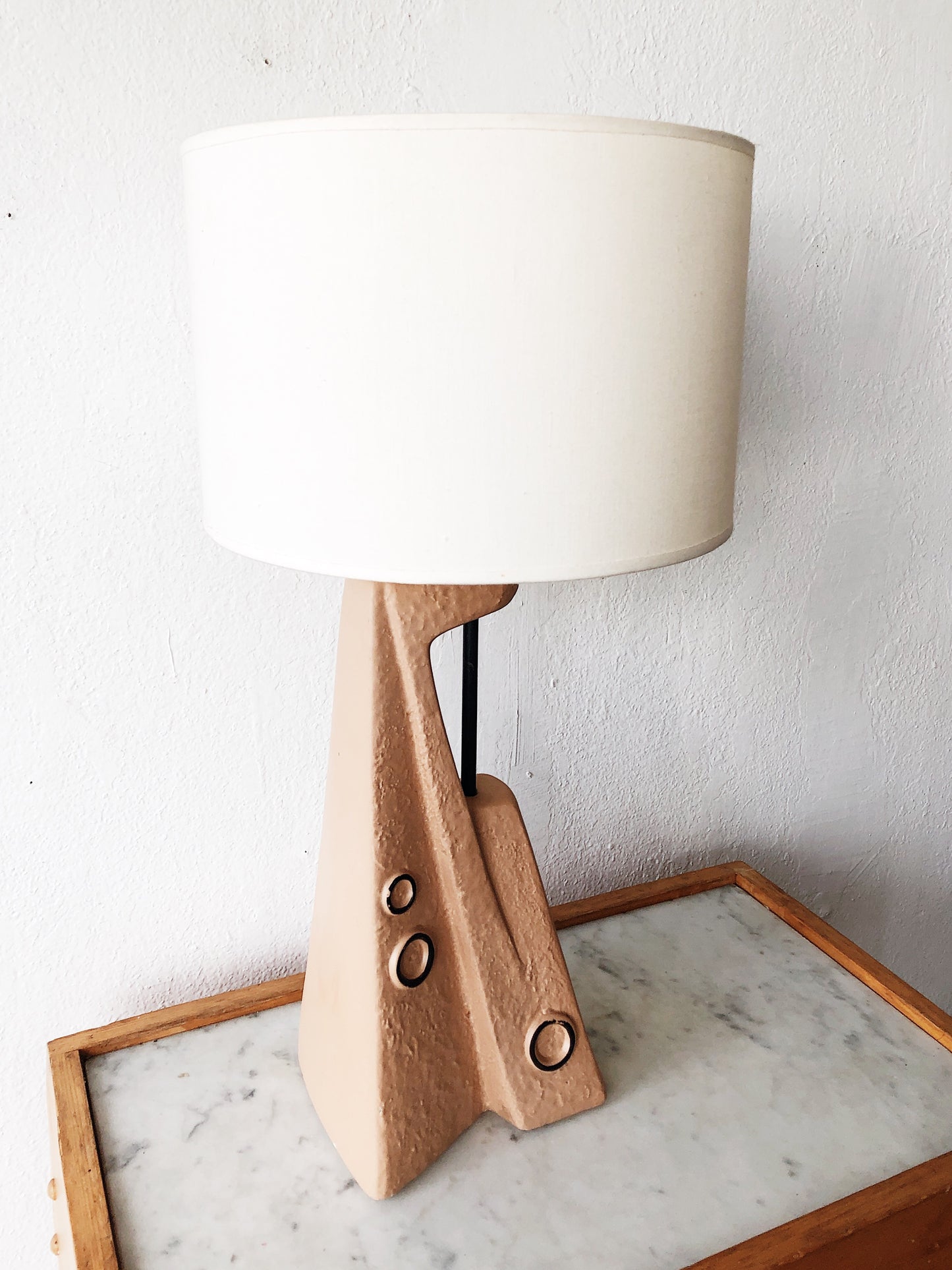 Mid Century Modern Plaster Lamp