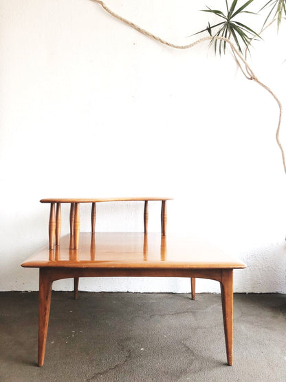 Mid Century Tiered Corner Table