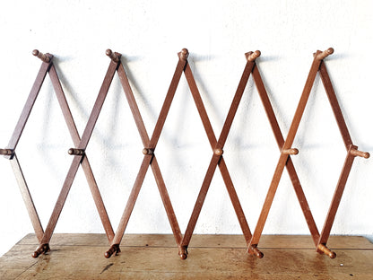 Large Vintage Peg Rack